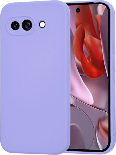 Techsuit Softflex Umschlag Rückseite Silikon Lila (Google Pixel 9a)