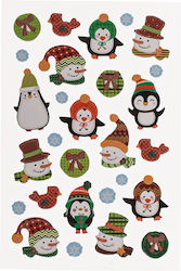 Out of the Blue Christmas Stickers Penguins Penguins