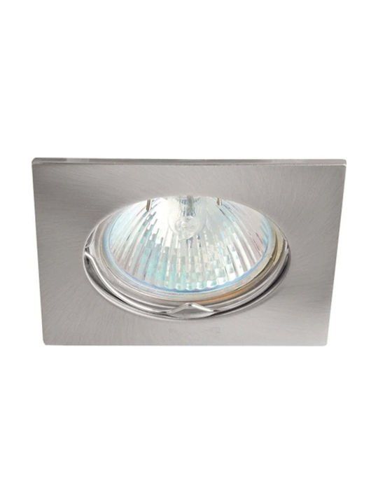 Greenlux Halogen Spot Încorporat cu Soclu GU5.3 Argintiu 1buc