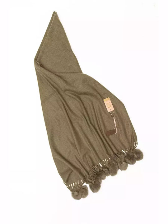 Fragola Women's Wool Scarf Green