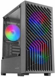 Mars Gaming MCVORTEX Gaming Mini-Turm mit Seitenfenster