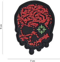Patch Σακιδίου 101 Inc 3d Target Eye Skull Red