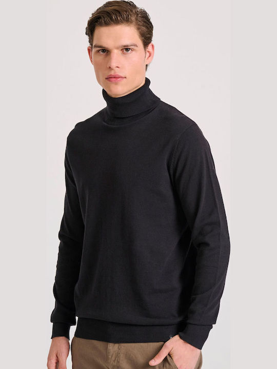 Langarm-Pullover Schwarz