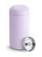 Ceramic Mug with Lid Purple 355ml