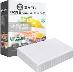 Zafit Vacuum Sealer Bags Food Vacuum Sealer 50 Pieces 20 X 30 Cm Reusable Durable Sous Vide Dishwasher Safe BPA-Free Transparent Zafit Vacuum Sealer Bags Food Vacuum Sealer 50 Pieces 20 X 30 Cm Reusable Durable Sous Vide Dishwasher Safe BPA-Free Transparent
