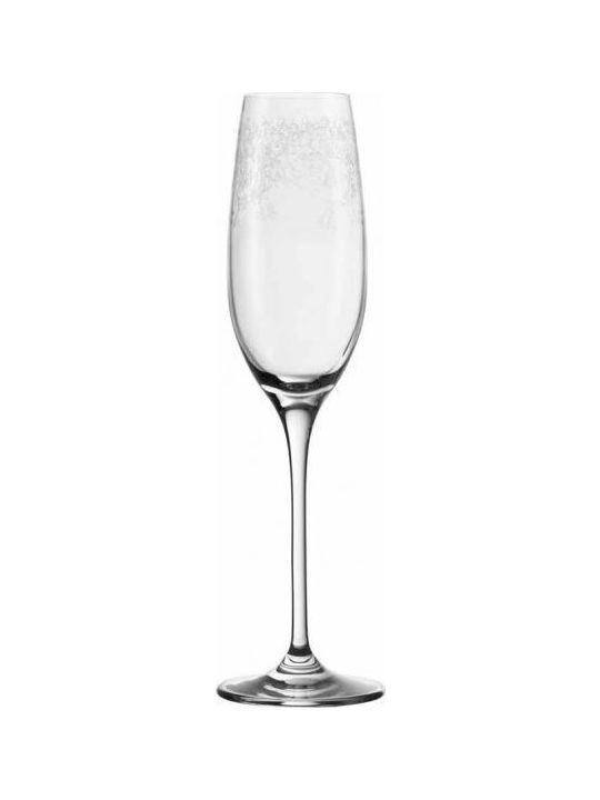 Leonardo Set de pahare de sampanie din Sticlă Cu picior 200ml 6buc