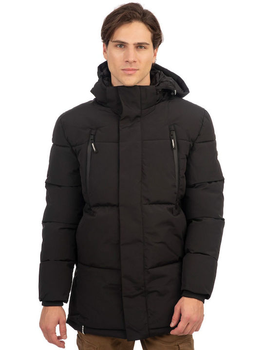 Rebase Winter Jacket Puffer Black