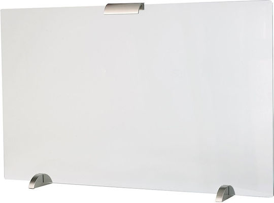 Zogometal Ecran de protecție pentru șemineu din metal 100x50cm Nickel Matt