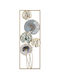 Mauro F Multicolour Wall Decor Made of Metal 31.2x5.5x90cm