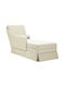 Velvet Recliner Beige L145xW56xH70cm