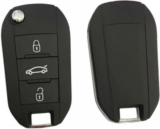 Lama Carcasă Peugeot-Citroen Hu83 3 Butoane Rabatabilă