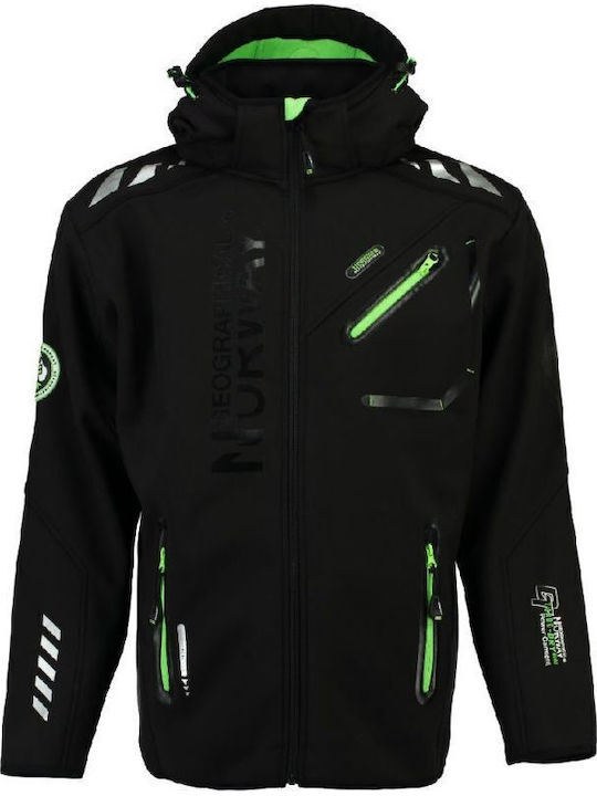 Χειμωνιάτικο Μπουφάν Softshell Αδιάβροχο και Αντιανεμικό Black