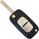 Car Key Shell with Blade with 2 Buttons for Mercedes Benz / Renault