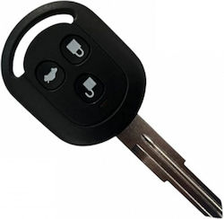 Carcasă cheie auto Chevrolet cu 3 butoane lamă Dwo4r