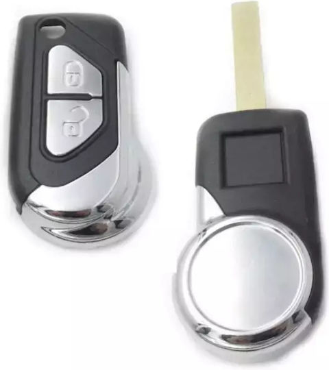 Carcasă telecomandă modele noi Citroen 2 butoane lamă Va2