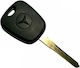 Cheie Necompletată Mercedes Slot Imobilizator Lamă Hu41t00