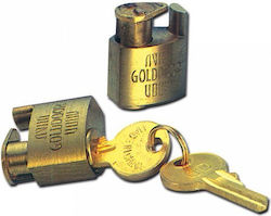 Golddoor Bronze Padlock Brass with Key 1pcs