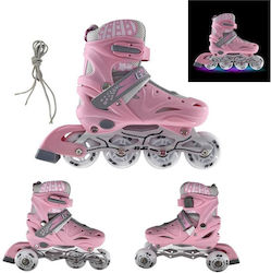 GC Inline Αυξομειούμενα Rollers Ροζ Παιδικά GC Inline Αυξομειούμενα Rollers Ροζ Παιδικά