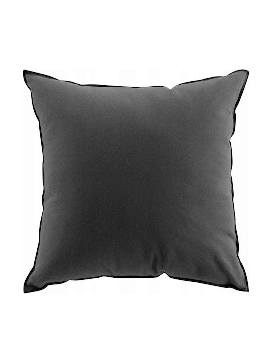 Douceur d'Intérieur Mistraline Sofa Cushion 100% Cotton Gray 50x50cm