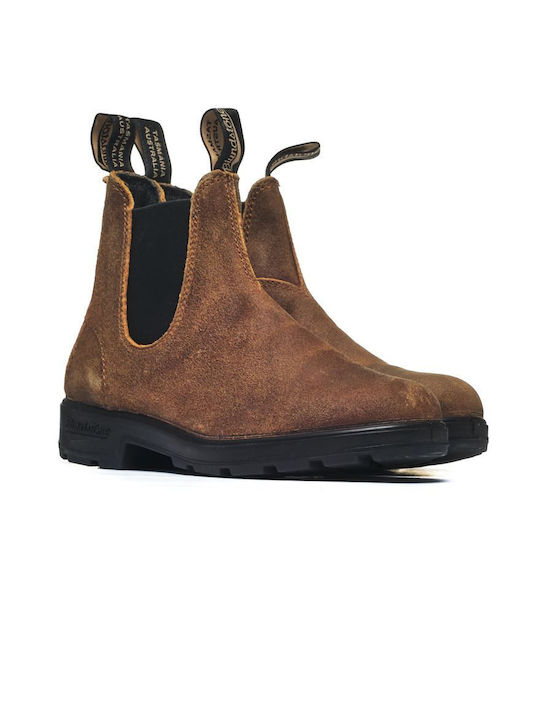 Blundstone Suede Tabac Brown Men's Boots