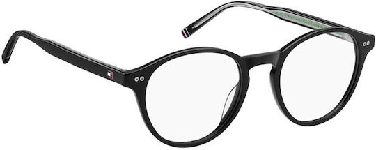 Tommy Hilfiger Männlich Kunststoff Brillenrahmen Schwarz TH2129 807