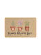 Chios Hellas Miami Rectangular Kitchen Mat with Anti-slip Underlay FLOWER 40x60εκ.