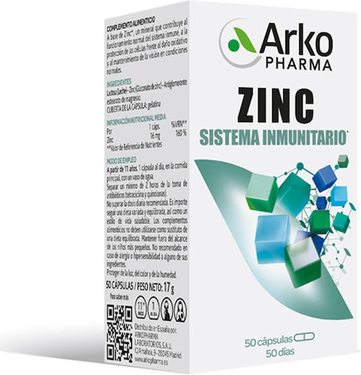 Arkopharma Zinc 50 capace