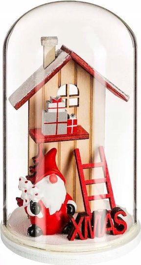 Atmosphera Atmosphera Christmas Decoration Glass Dome Wooden Christmas House 12 cm 13435555 5902973434514