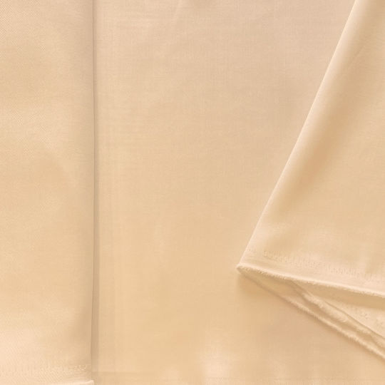 Bekleidungsstoff Satin,σατεν pro Meter Breite 150cm Nude