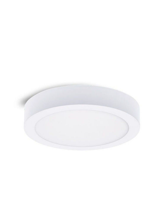 Vito Στρογγυλό LED Panel 24W με Ψυχρό Λευκό Φως 6000K 29.2εκ.