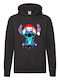 Fruit of the Loom Lilo Stitch Kapuzenpulli Schwarz