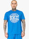 Athletic T-shirt Blue/white
