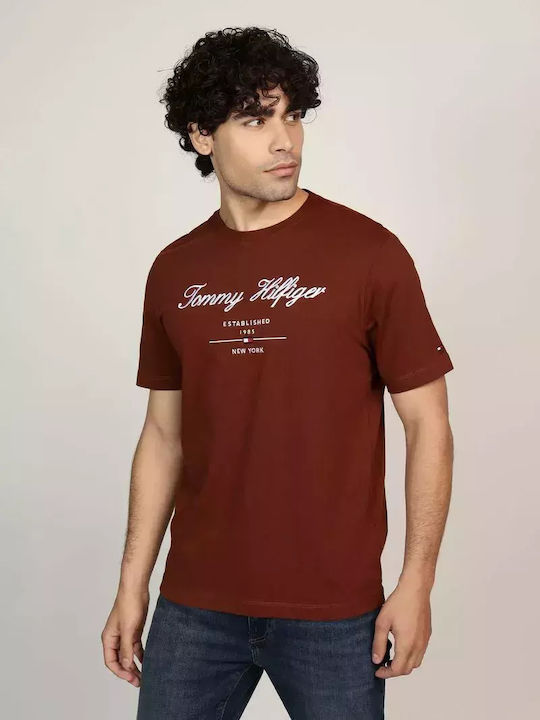Tommy Hilfiger Тениска Brown/tan