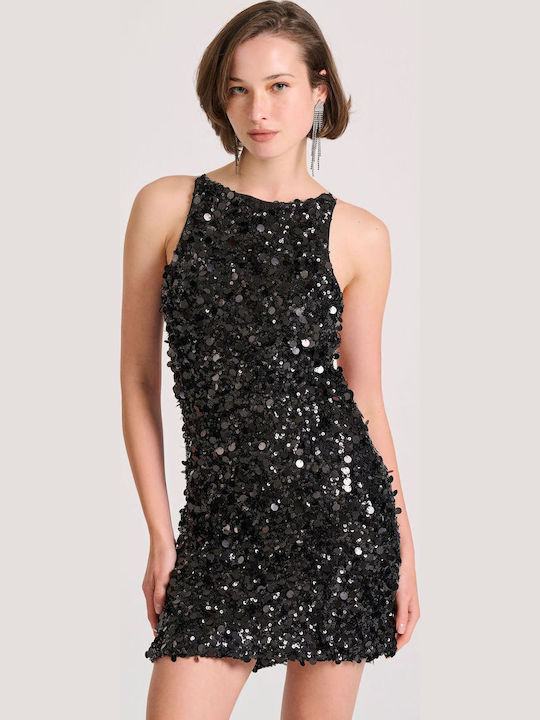 Funky Buddha Mini Evening Dress Open Back Black FBL010-400-13-BLACK |  Skroutz.mt
