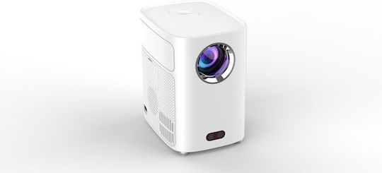 Strong Q1 Mini Projektor LCD HD Normale Lampe mit Wi-Fi und Eingebauten Lautsprechern Weiß