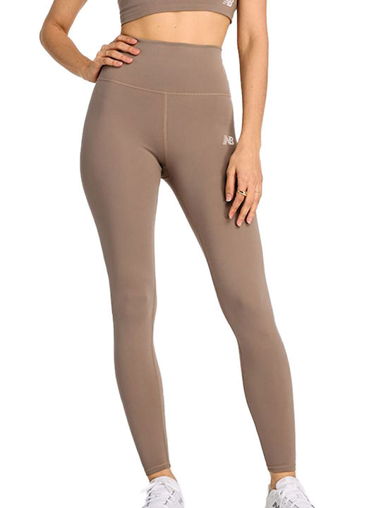 Harmony Women's Long Training Legging High Waisted Beige