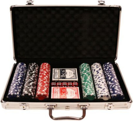 Poker Set In A Suitcase Texas Hold'em 300 Pieces