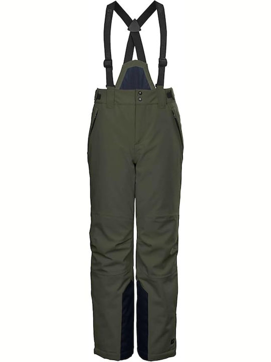 Killtec 37310-756 Kids Dungarees for Ski & Snowboard Green