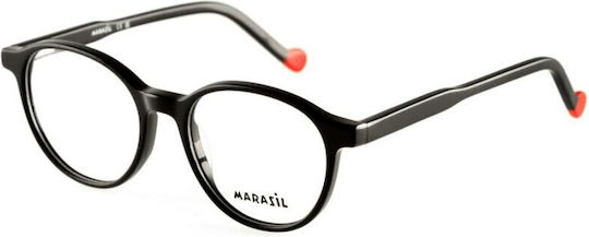 Marasil Kindlich Kunststoff Brillenrahmen Schwarz 680 C1