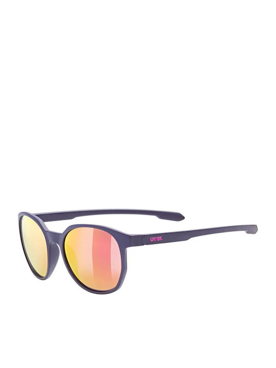 Uvex Unisex Sunglasses with Black Plastic Frame...