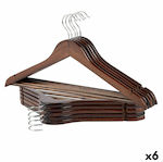 Max Home Clothes Hanger Brown 10pcs