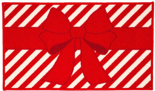 Amo La Casa Doormat Bow Red 40x70cm B100813-1 Red