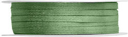 PartyDeco Satin,σατεν Band Monochrom Grün mit B...