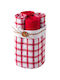 Amo La Casa Tea Towel from 100% Cotton in Red Color 40x60cm 5pcs