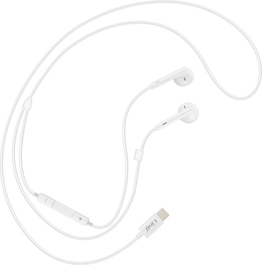 Linq USB-C Ohrhörer Steuerungstasten Länge 1,2 m Weiß
