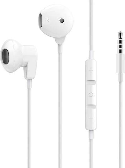 Linq Wired Earphones Jack 3.5mm Microphone Handsfree Kit Function White
