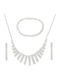 Callajewels Set with Necklace , Earrings & Bracelet