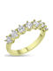 Fa Cad'oro Ring with Zircon made of Gold 14K