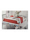 Sidirela Santa Claus Christmas Stain-resistant Tablecloth Fabric White L180xW150cm. Santa Claus