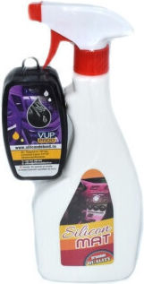 Soluție Siliconică Mat Idealstore Capacitate 500ml Curăță Revitalizează Plasticul Garniturile de Cauciuc Interior Mașină